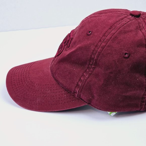 The Game Florida State Seminoles FSU Adjustable Hat Garnet/Garnet Logo OSFM - Picture 3 of 7